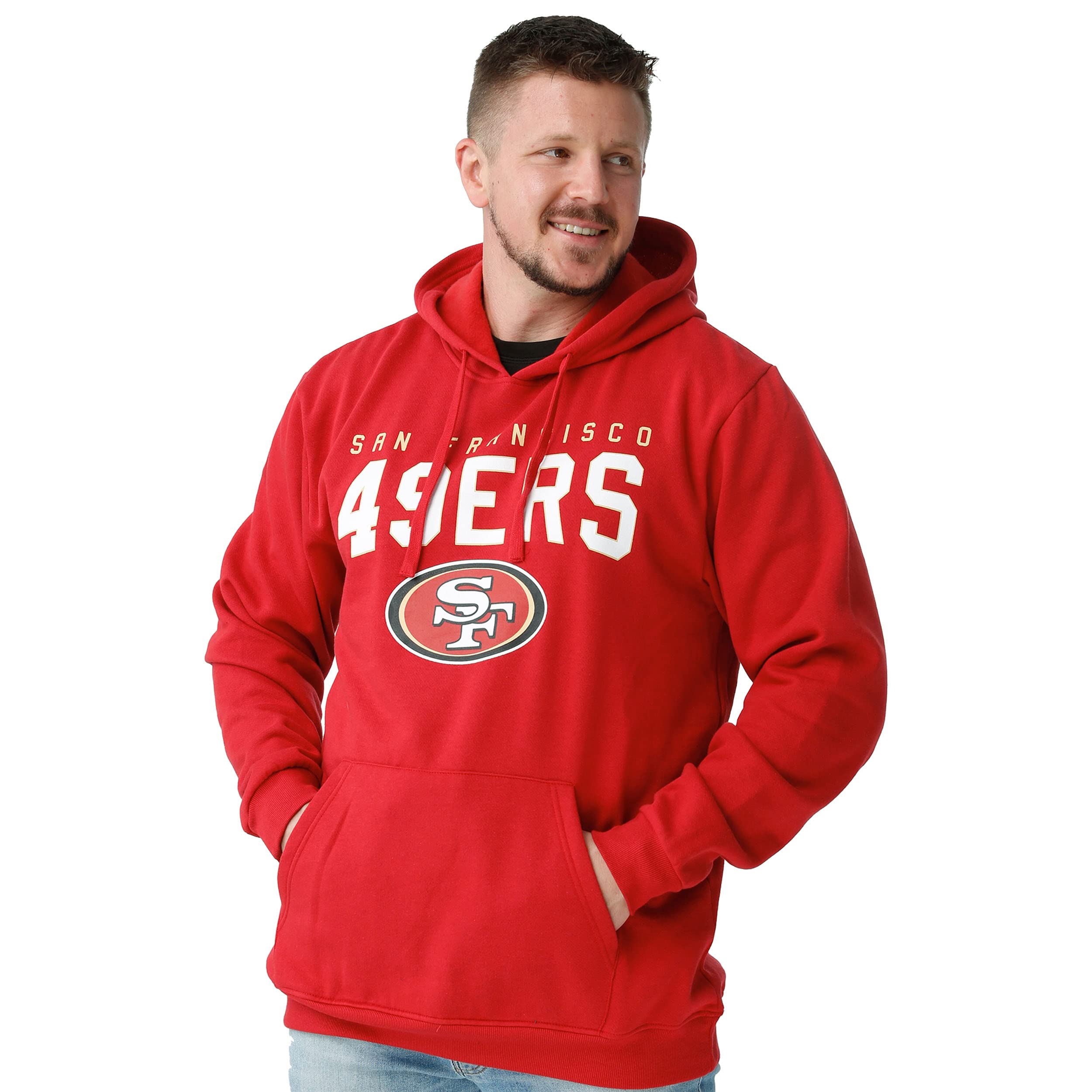 foco NFL Mens Solid Basic Hoodie - XXL
