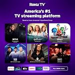 Aurzen D1R projecteur mini Roku TV avec alimentation USB-C, Roku intégré et applications officielles, design portable et support flexible, natif 1080P, audio Dolby, projecteur intelligent pour la maison et l'extérieur, Blanc