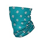 FOCO NFL Miami Dolphins Unisex Face Mask Gaiter Mini Print, Team Colors, One Size