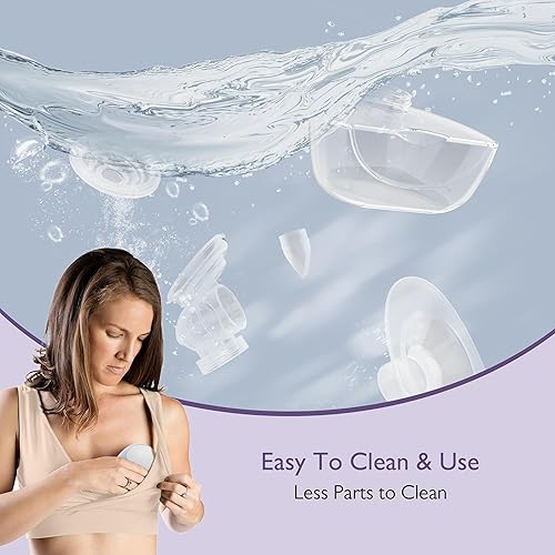 Miniatura 7 de Extractor de leche manos libres extractor de leche portátil con 3 modos9 nivelespantalla LED, bajo ruido, para inserto de cojín de silicona de