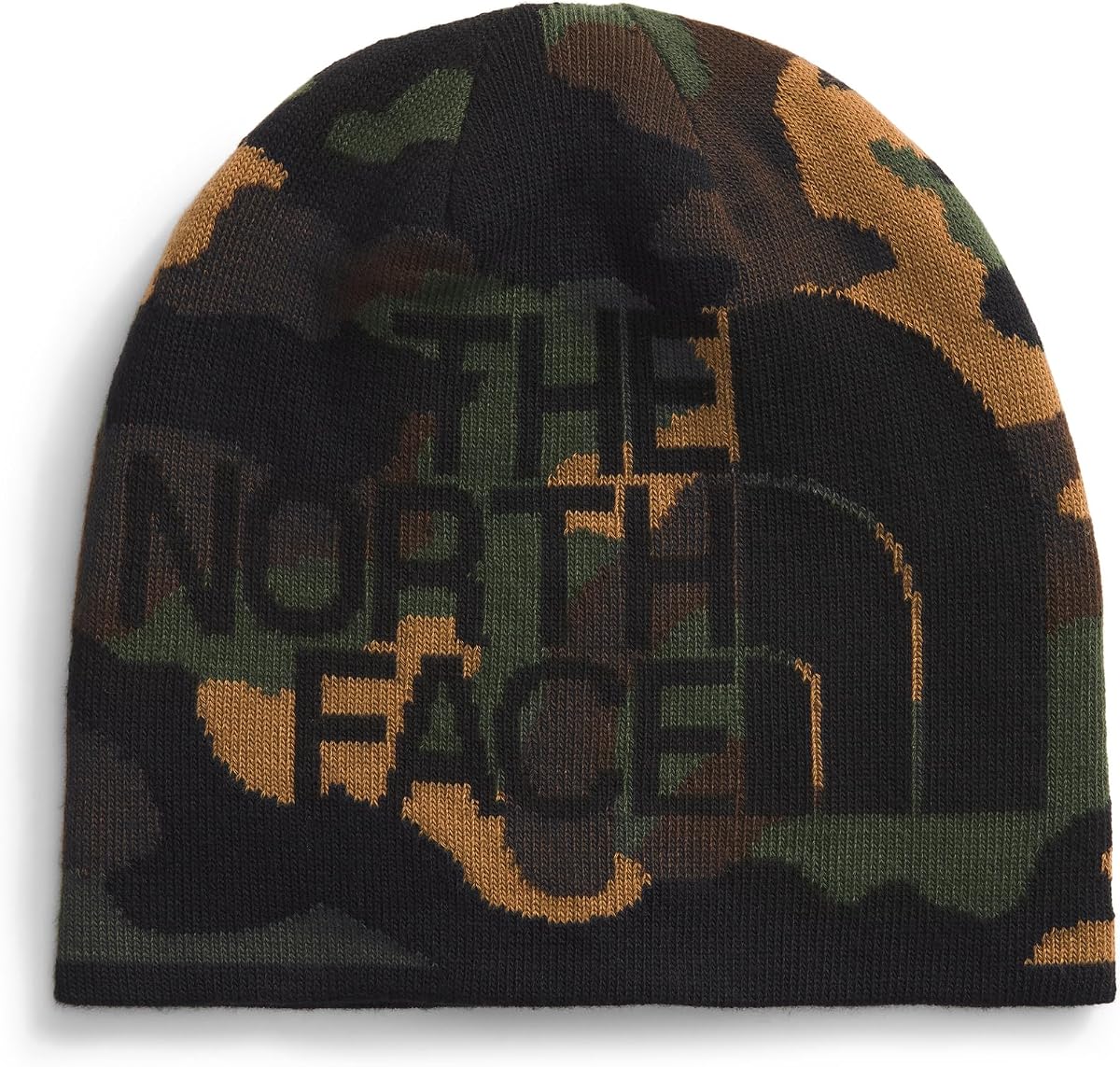 Reversible Highline Beanie | Classic Fit, Double Sided Winter Hat for Men & Women, Oversized Logo