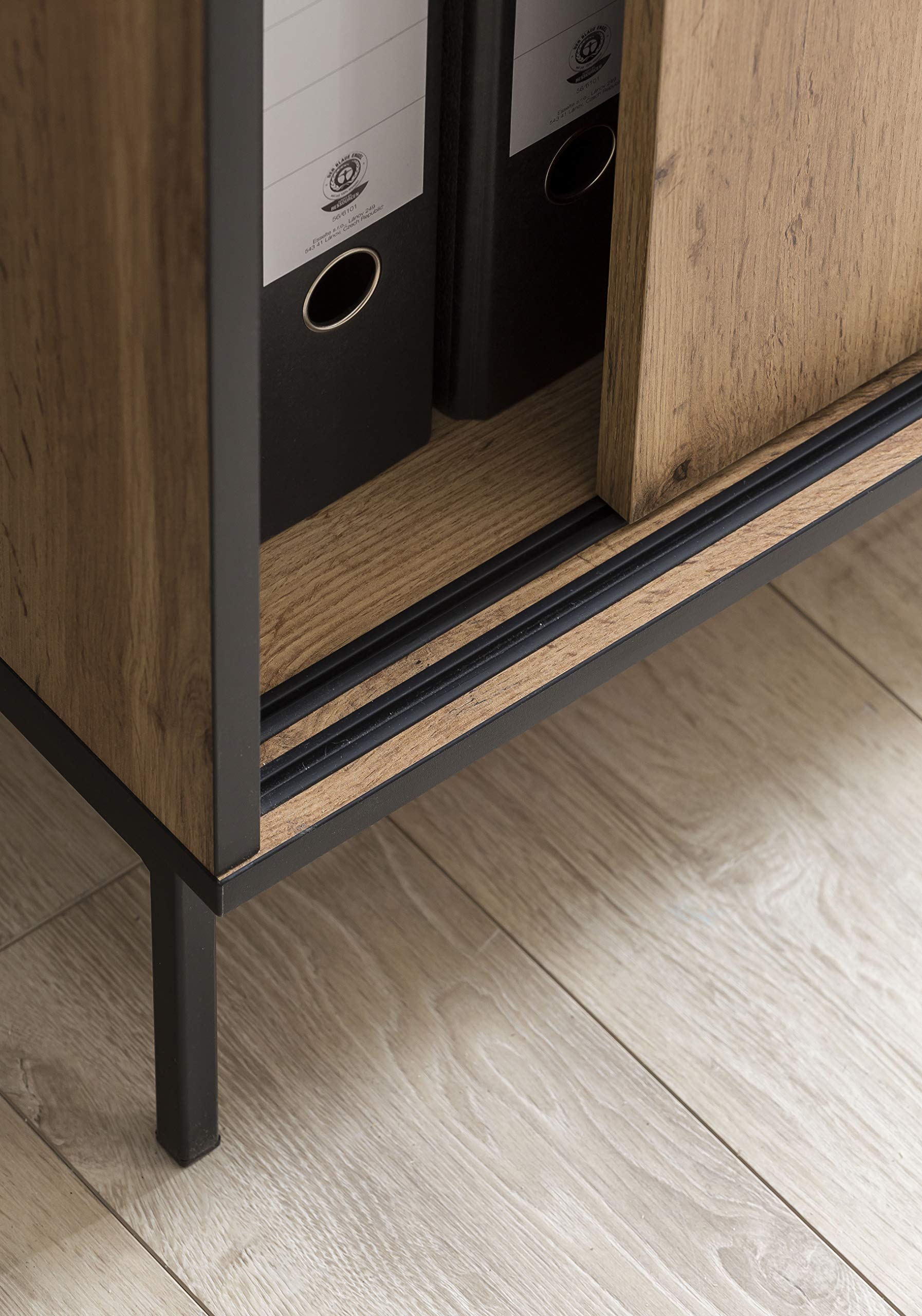 Schildmeyer Montana Aktenschrank 701516, Eiche-Landhaus Dekor, 100, 1 x 41 x 96, 6 cm