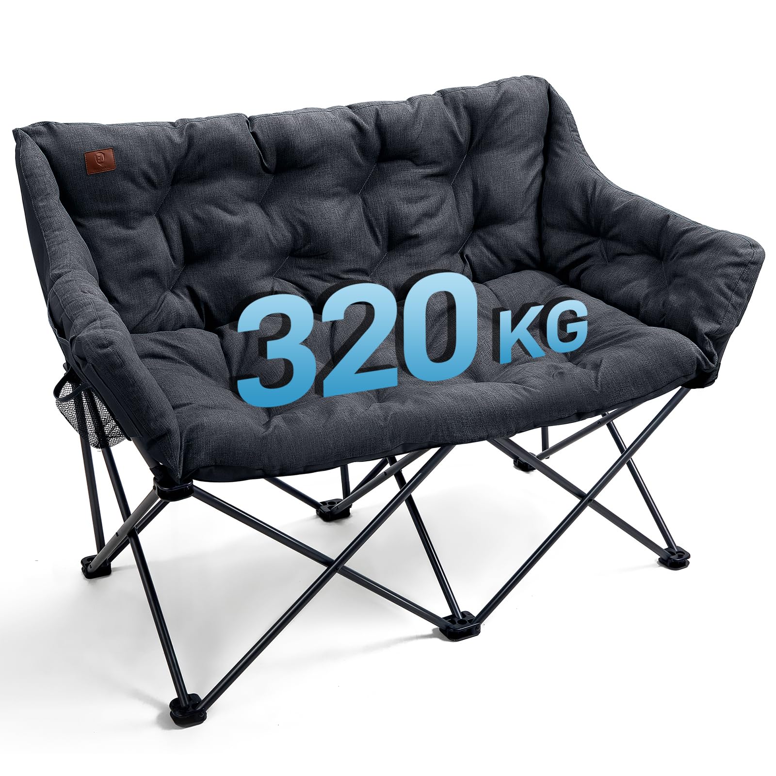 Ever Advanced Canapé Camping Pliable 124cm, 2 Places, 320kg