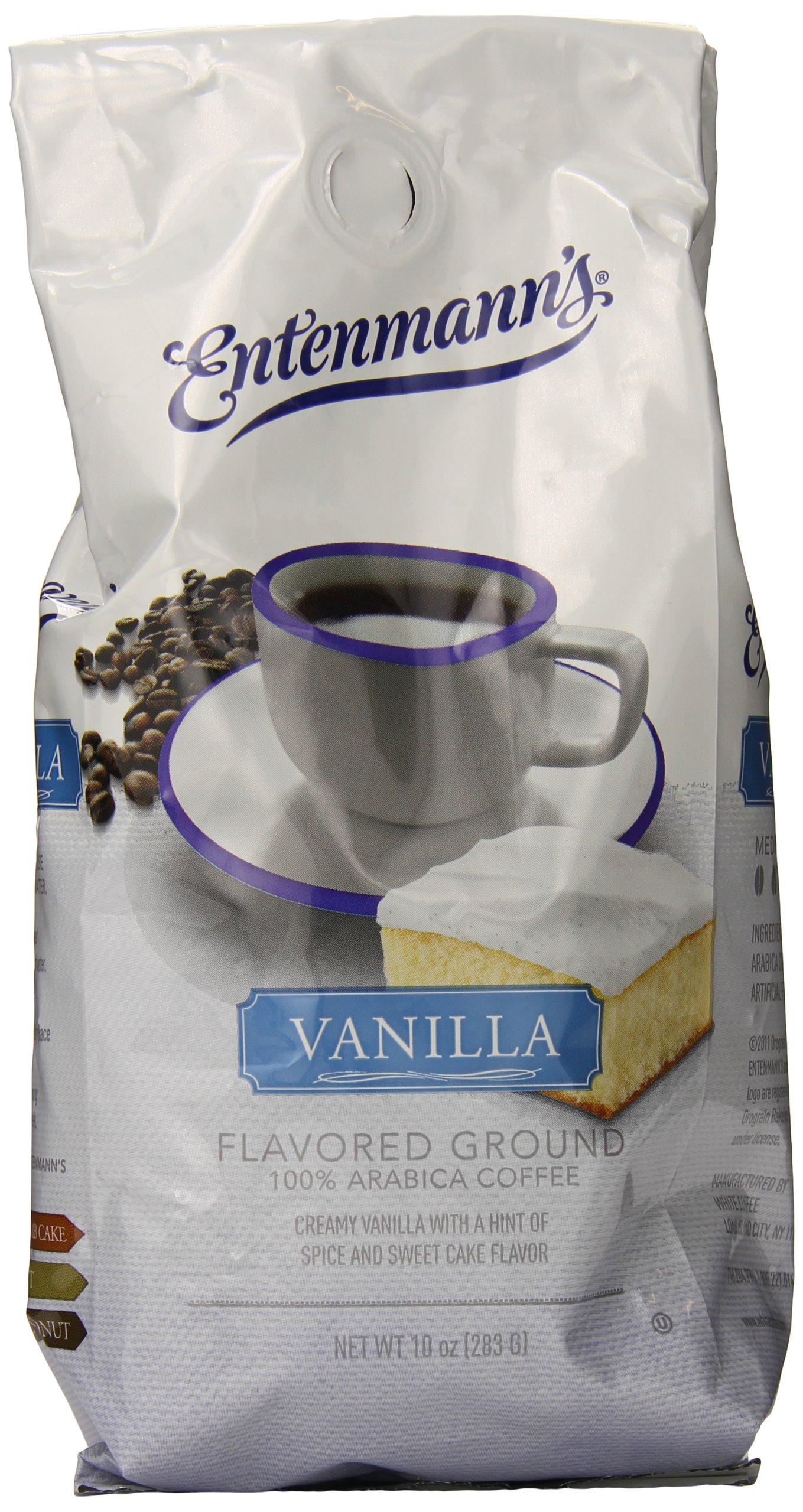 Entenmann's Ground Coffee, Vanilla Flavor, 10-Ounce (Pack of 3)