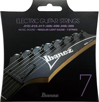 Ibanez IEGS71 7-String Electric Guitars Strings - Regular Light Gauge