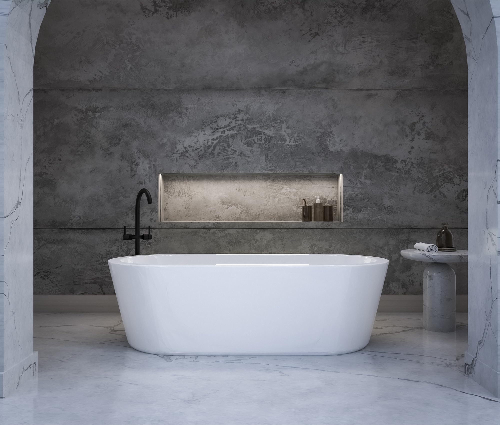 MADONNA Premium Freestanding Bathtub | Atlantis White