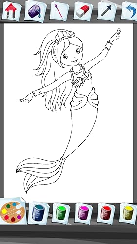 Mermaid Coloring Book