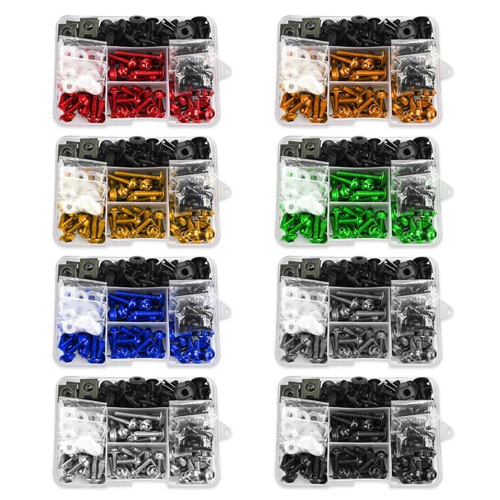 Amazon | オートバイナットとボルトキット Compatible With For