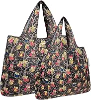 Vista 17 de allydrew Large & Small Foldable Tote Nylon Reusable Grocery Bags, Set of 2
