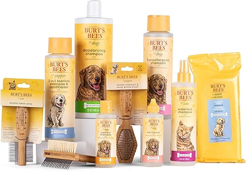 Miniatura 9 de Burt's Bees Champú desodorante natural para perros con manzana y romero, champú para perros para olores, libre de crueldad, sin sulfatos y