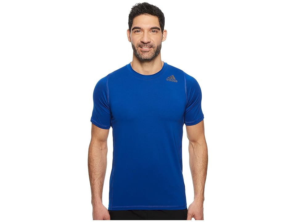 

adidas Alphaskin Sport Fitted Short Sleeve Tee (Collegiate Royal) Men's T Shirt, Blue