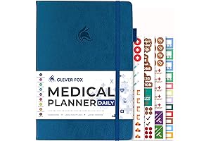 Clever Fox Medical Planner Daily – Ultimate Medical Tracker and Wellness Journal