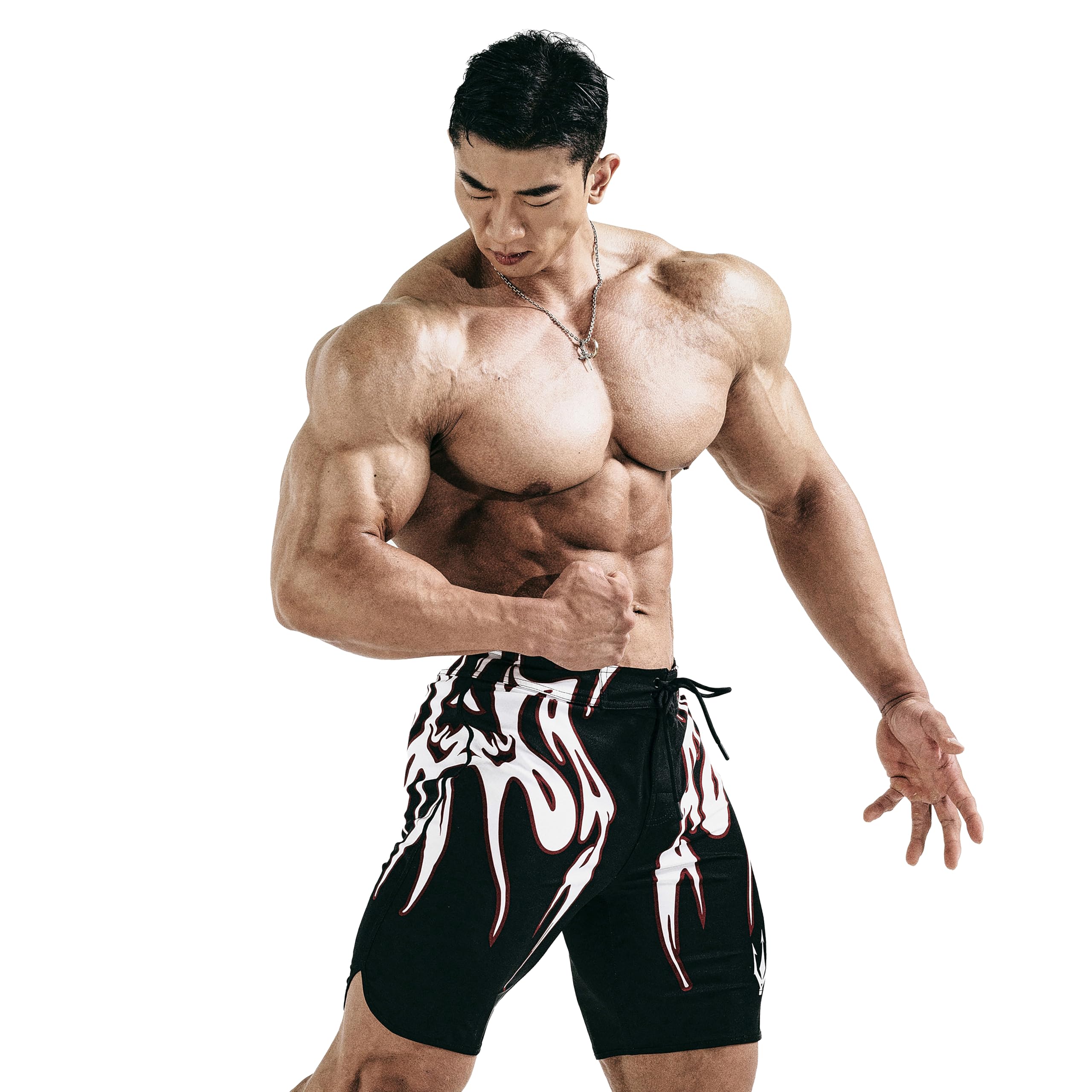 Amazon.co.jp: [FIED] IFBB メンズフィジーク ボードショーツ 15インチ