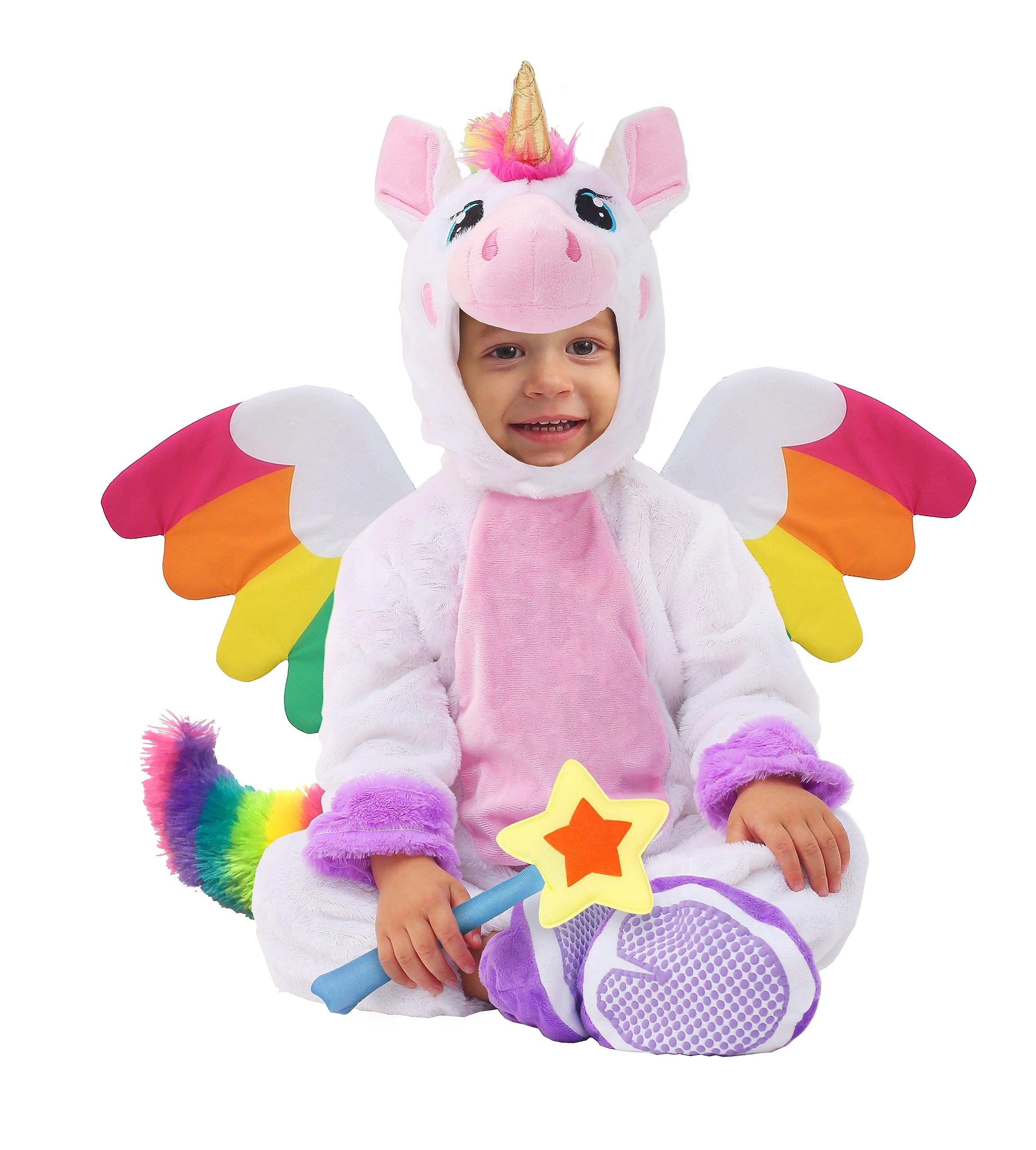 Spooktacular Creations Traje Unicornio niño Blanca (Blanco, Toddler)