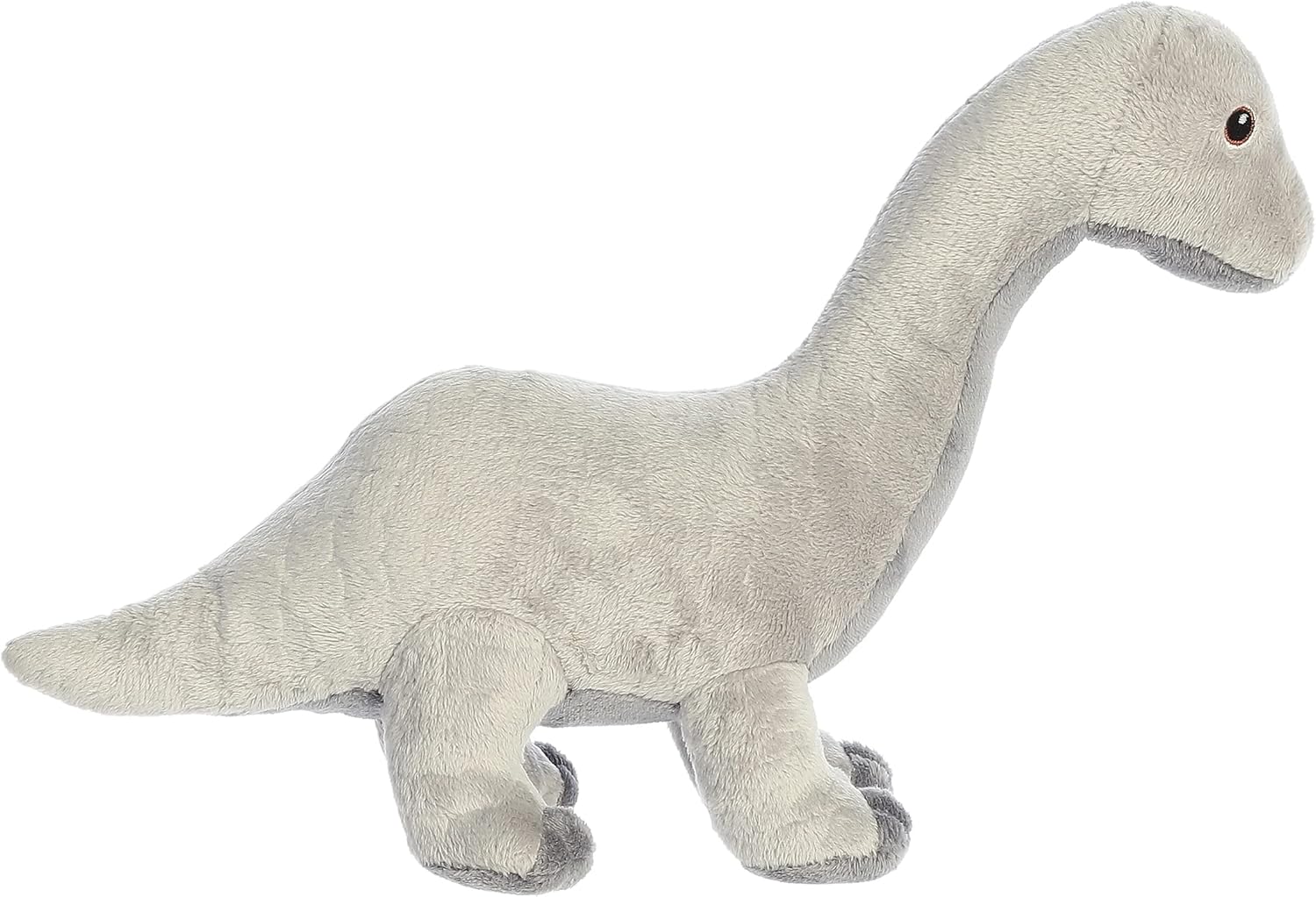 Aurora® Eco-Friendly Eco Nation™ Brachiosaurus Stuffed Animal - Environmental Consciousness - Recycled Materials - Gray 13.5 Inches