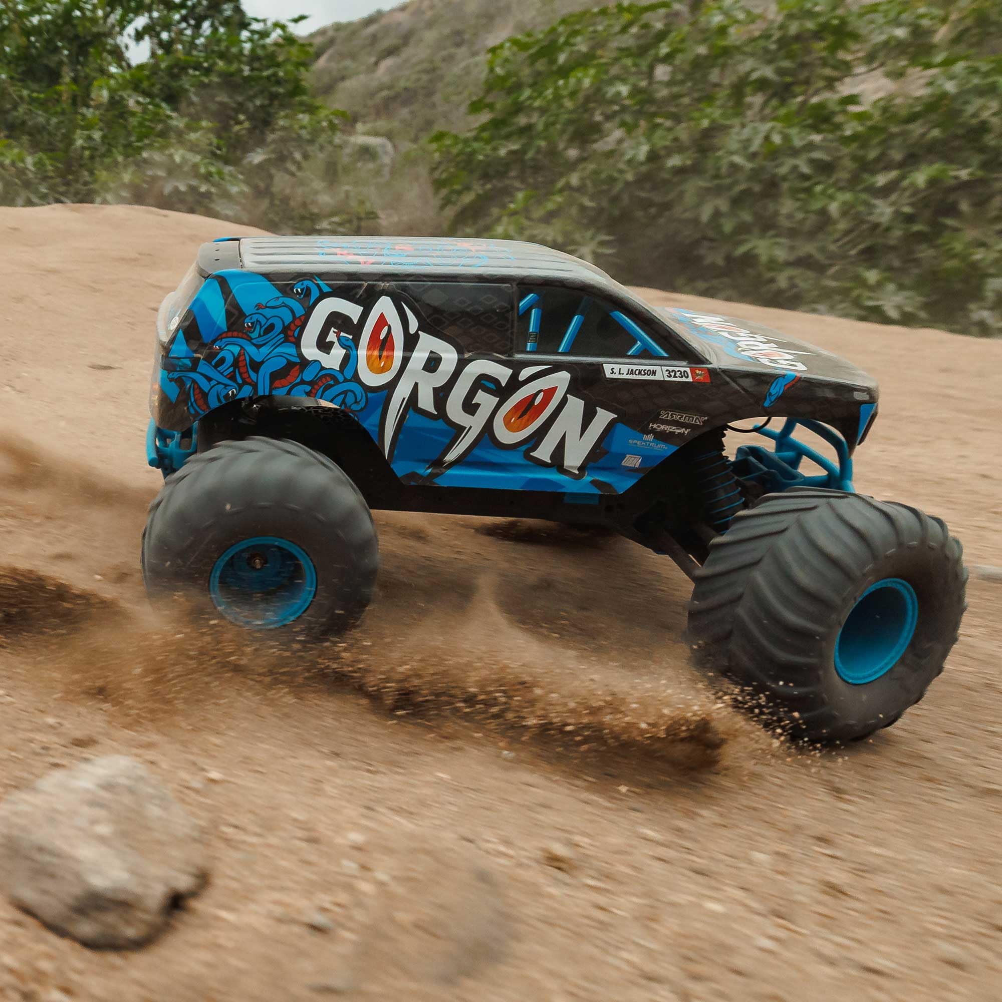 ARRMA 1/10 Gorgon 2WD RTR Monster Truck - Mega 550 14T