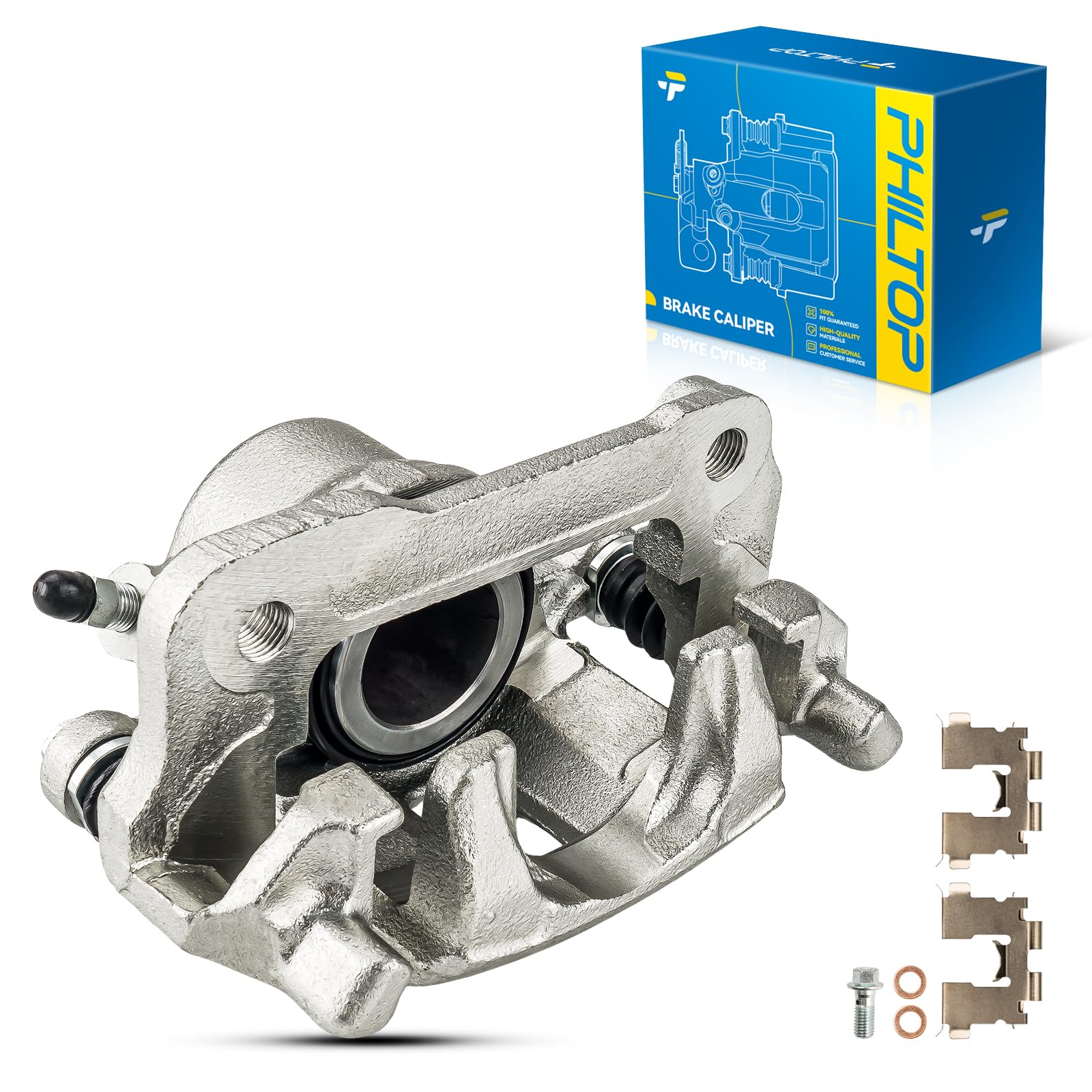 PHILTOP Brake Caliper Front Right Fit for 1989-1995 Geo Tracker 19B1212