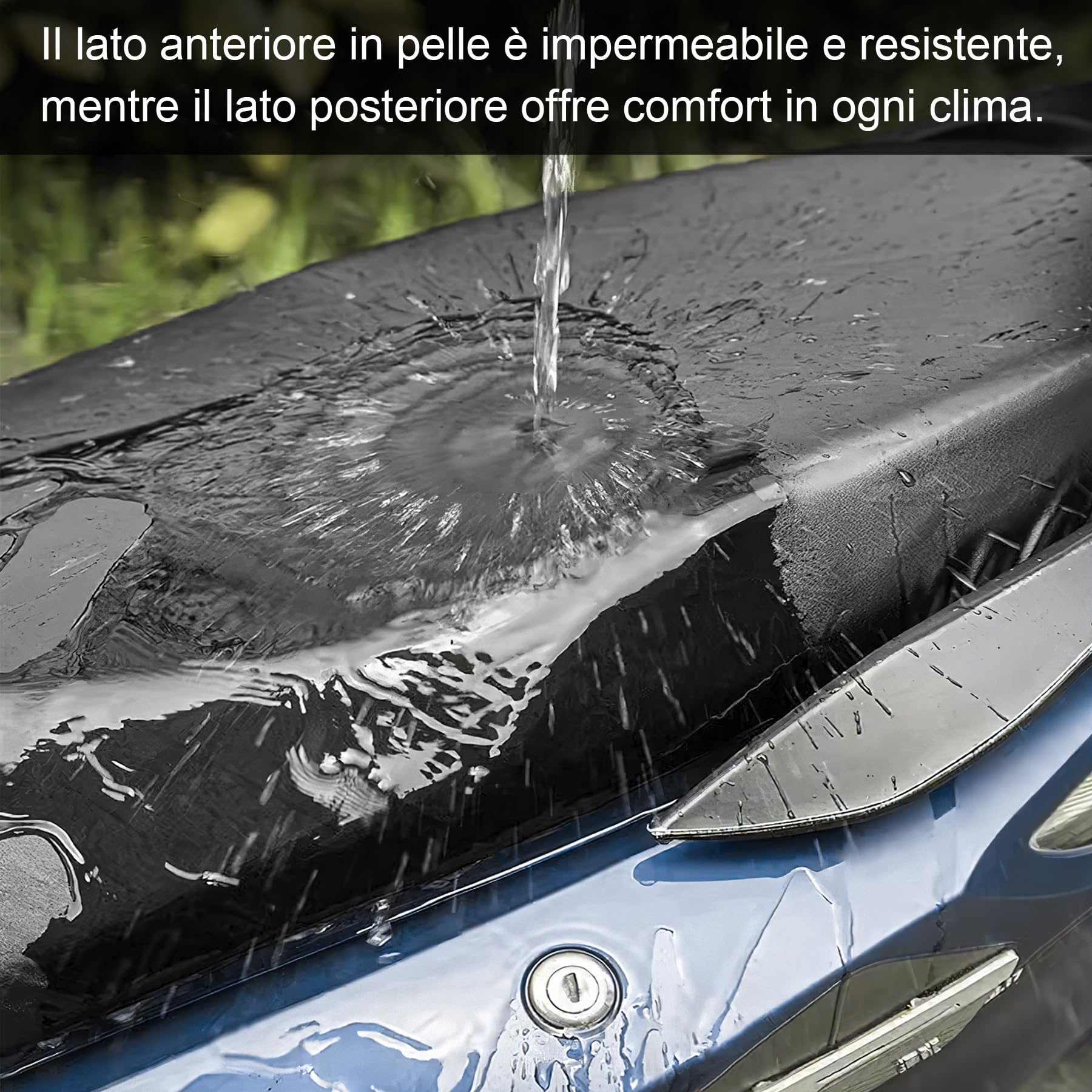 Piaggio Liberty 125 Coprisella Universale Per Moto Nero