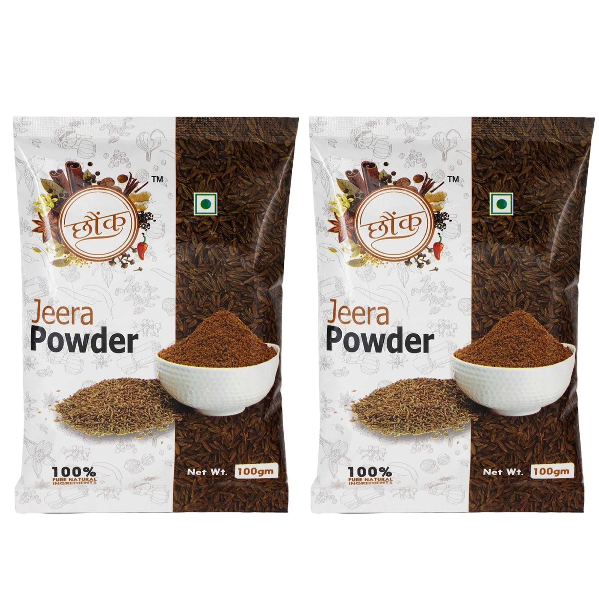 Chounk Spices Roasted Jeera Powder/Bhuna Jeera/Bhoona Jira 200g Ready to Cook Natural Cumin Seeds Preservatives free Cumin Powder