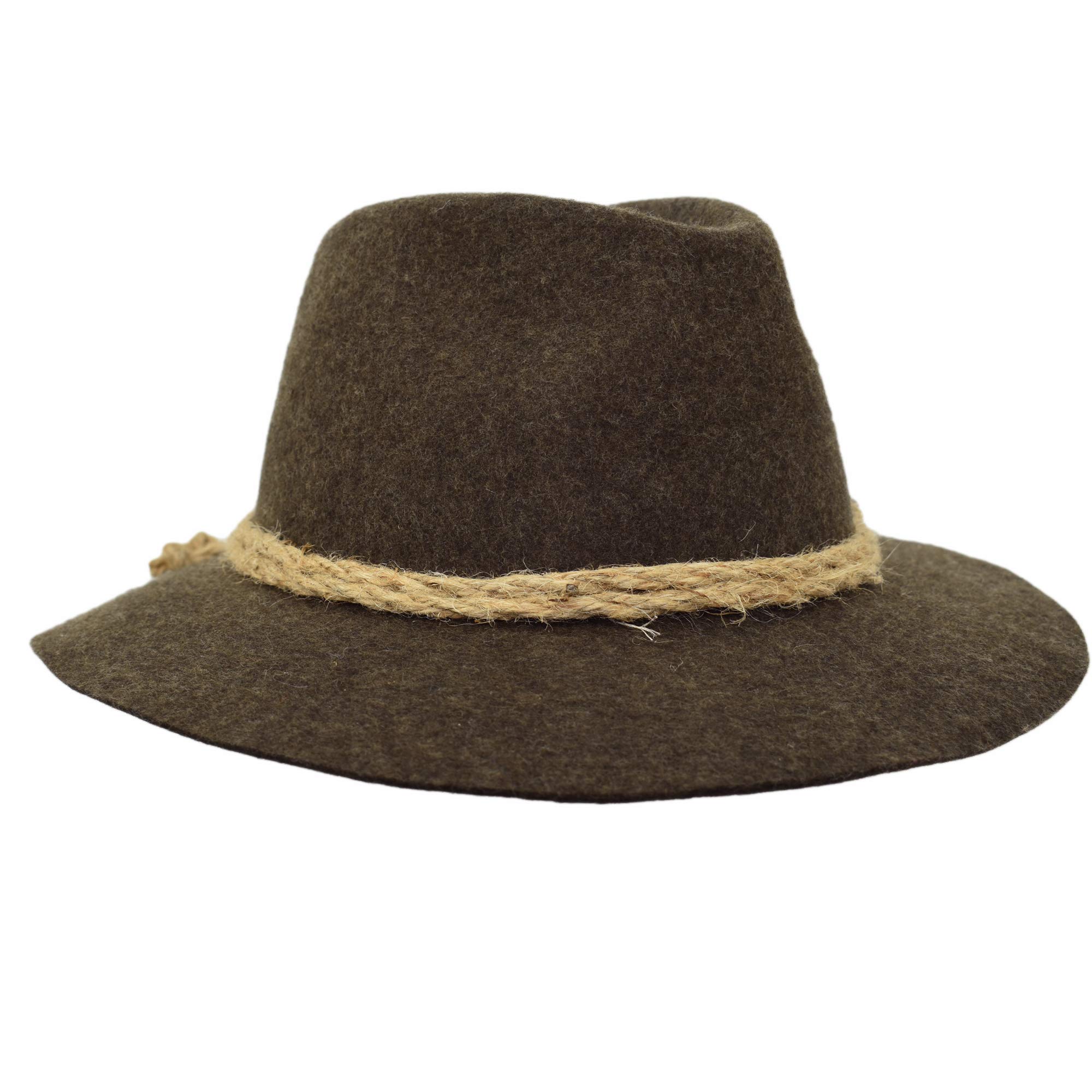 Melegari Cappello Tirolese Edelweiss Natura | Cappello da Montagna | Cappello Alpino | Uomo Donna | Estate/Inverno