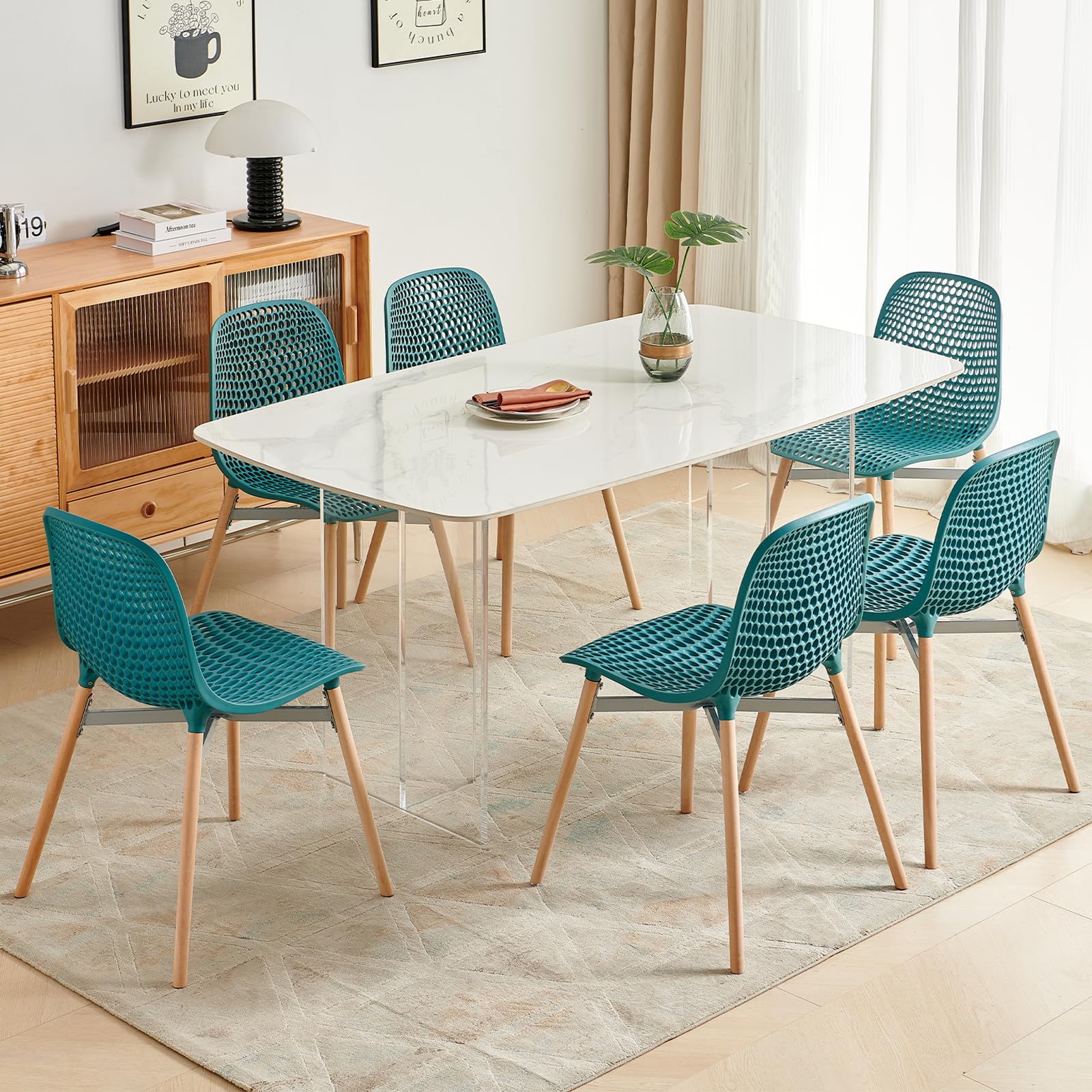 Sedie Da Esterno JZGORC Set Di Sedia Da Pranzo, Design Con