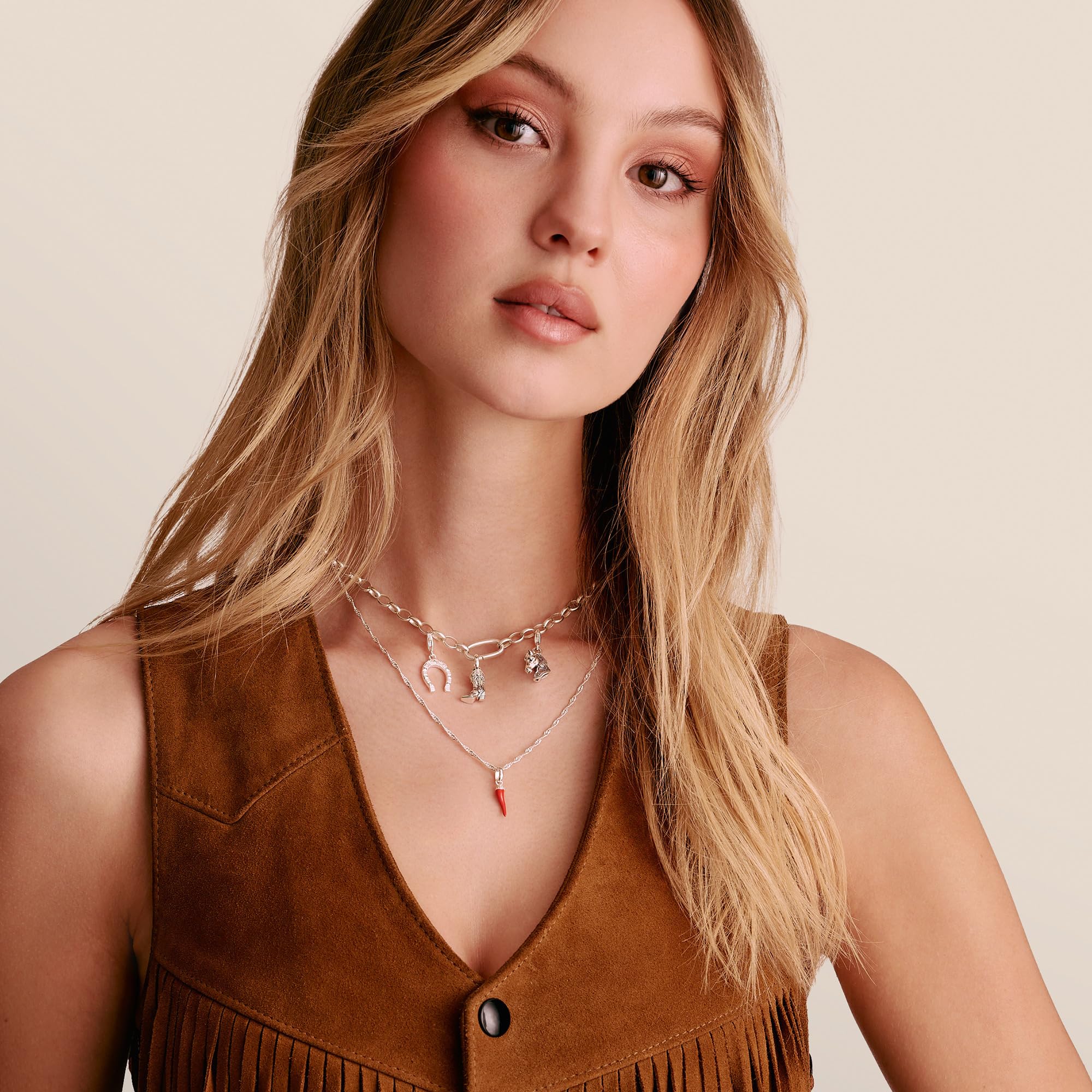 THOMAS SABO Charm-Anhänger Sterling Silber, Geschwärzt