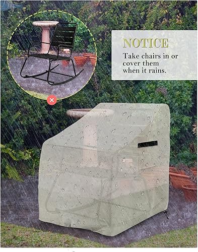 Miniatura 7 de Crestlive Products Juego de 3 mecedoras para exteriores, 2 sillas mecedoras de patio y 1 mesa de centro redonda, juego de conversación moderno para