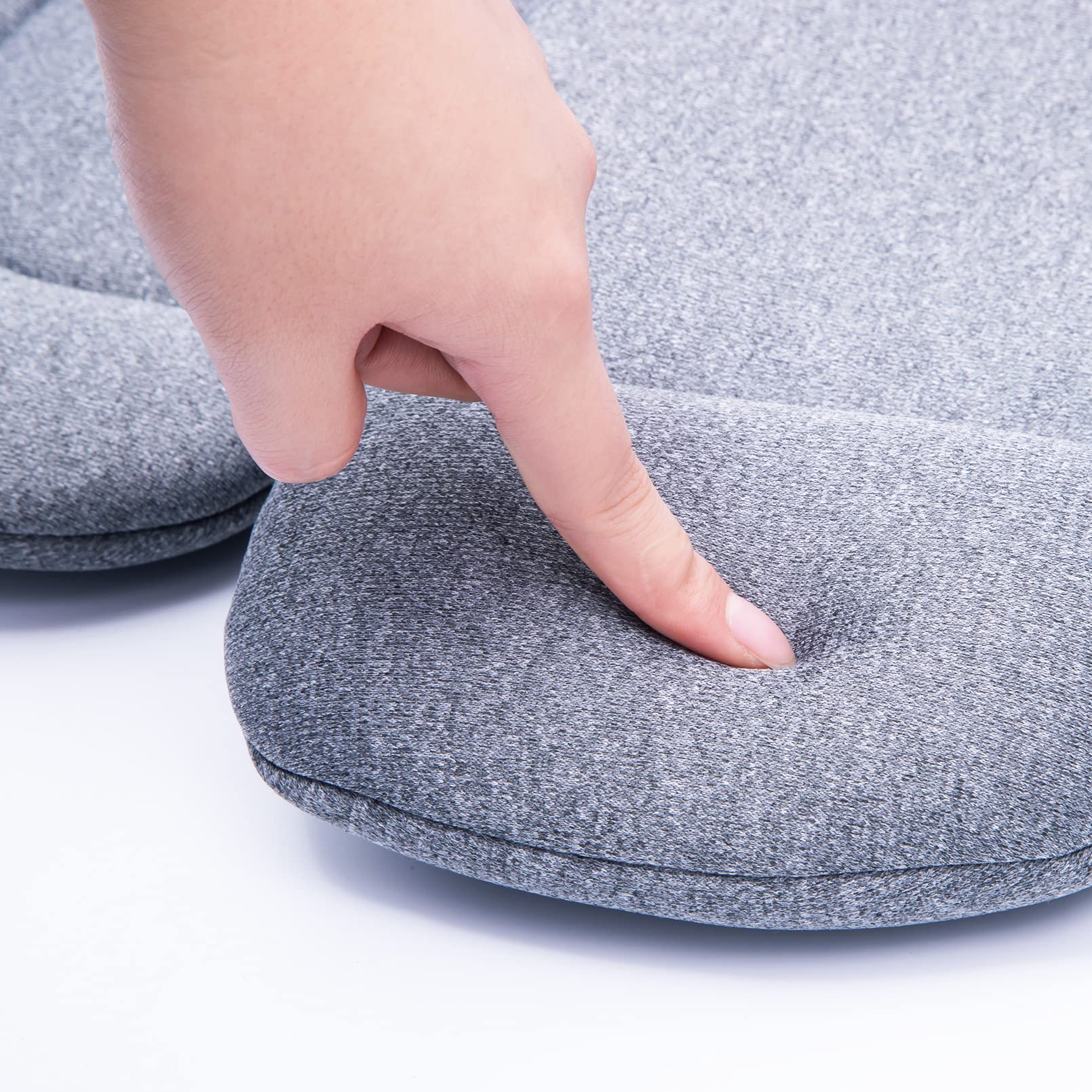 Innokids Almohada de Apoyo para la Cabeza y el Cuerpo del bebé al niño (Gris)