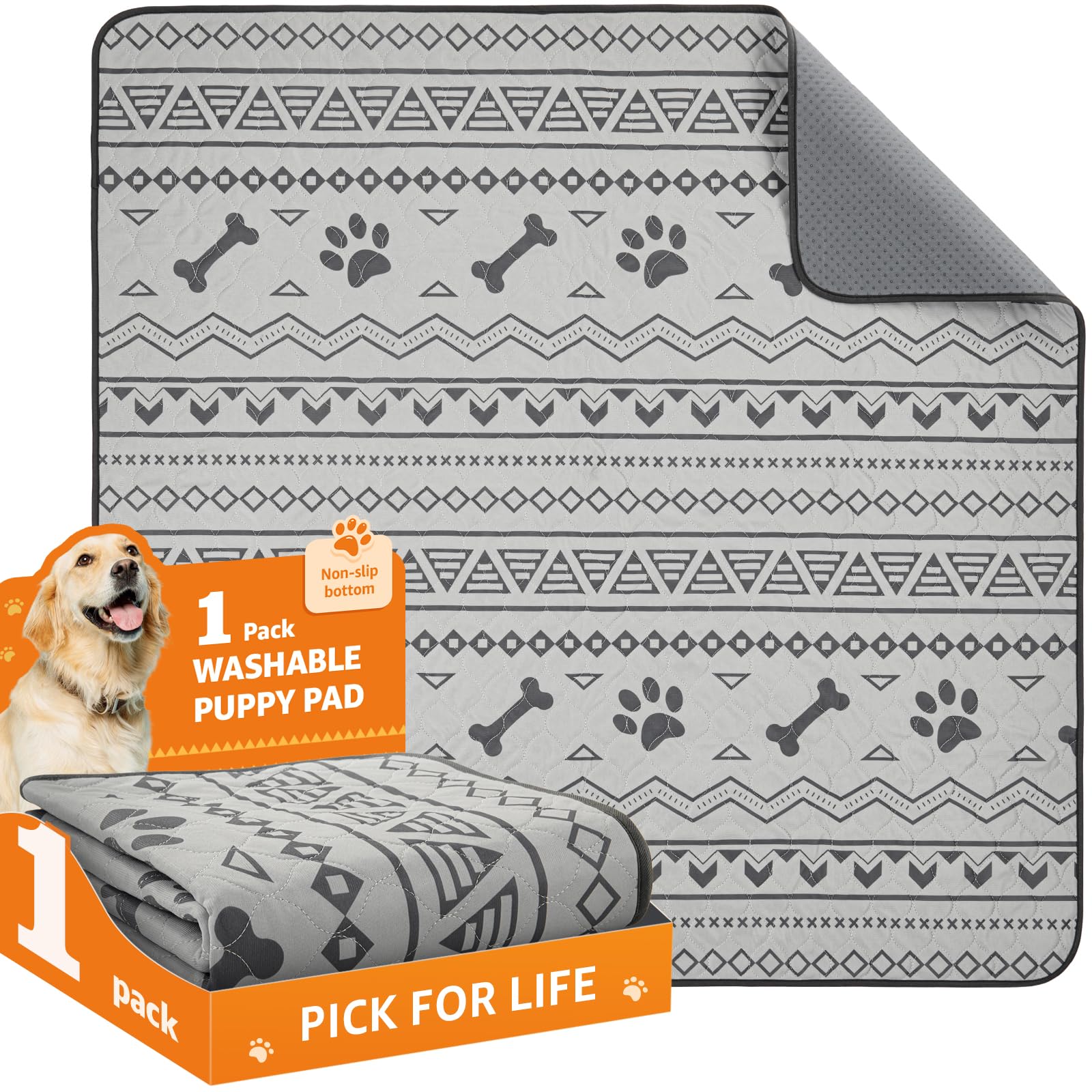 PICK for LIFE Reusable Puppy Pads Super Absorbent Washable Puppy Pads