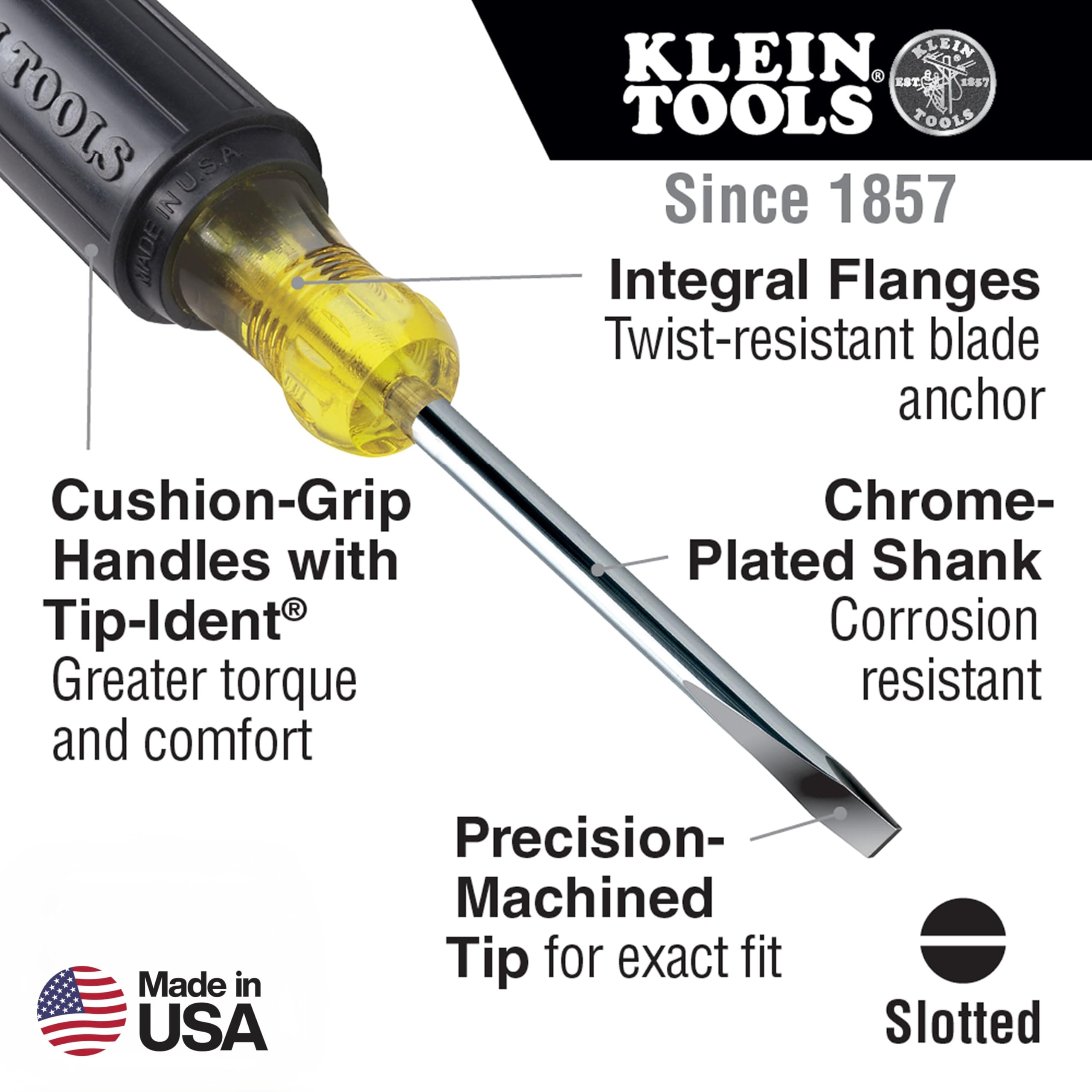 Klein Tools Screwdriver Set - 2-Piece Cushion Grip -2