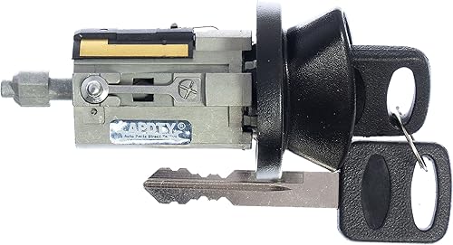 Llave de contacto en forma de cilindro 035835 de APDTY con llaves para vehículos Ford, Lincoln, Mercury y Mazda (reemplaza a SW5715, SW6112, SW6383,