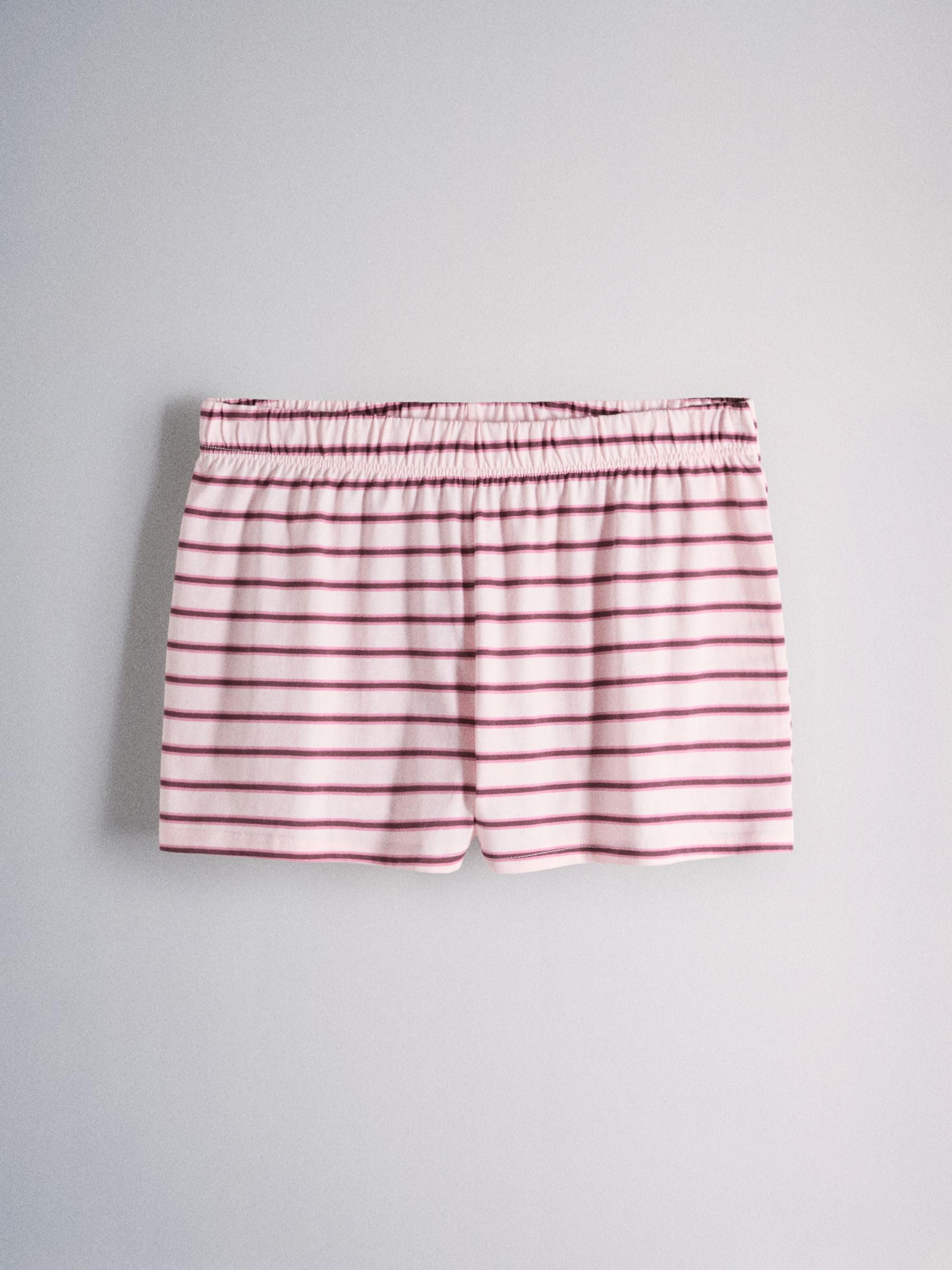 THE SET Mujeres Pack de 3 Piezas de Pijama Compuesto por Camisetas y Pantalones Cortos