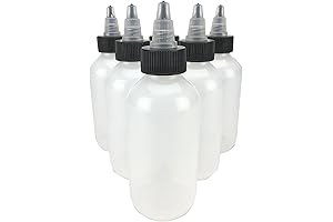 Chubby Gorilla Bottle: 4-OZ Ldpe Natural Boston Round Bottles With Caps
