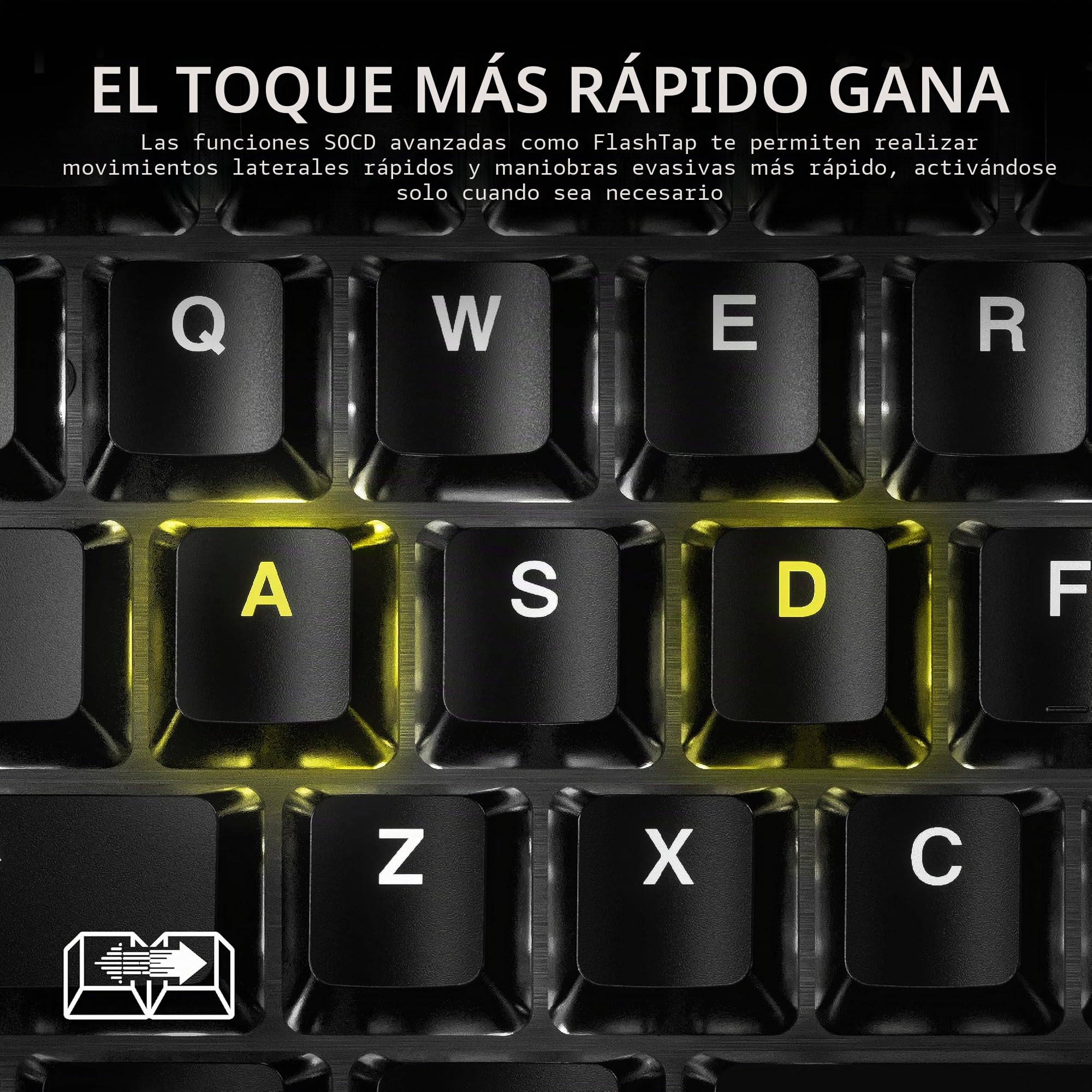 Corsair K70 Pro TKL RGB Magnético-Mecánico con Cable Teclado para Juegos – Interruptores Hiperimpulsores Corsair MGX prelubricados – Activador Hall-Effect-Rapid – Hyper-Polling de 8000 Hz – QWERTY NA