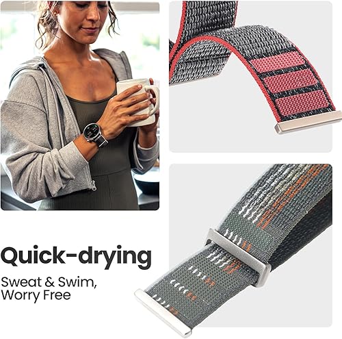 Miniatura 5 de Amazfit Correa de repuesto oficial para reloj inteligente, correa de nailon de 0.866 pulgadas, compatible con Amazfit Balance, Cheetah Pro, Cheetah