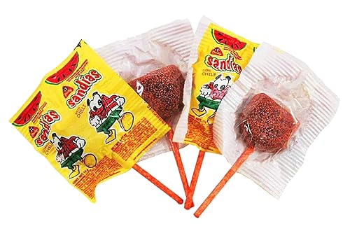Miniatura 2 de BENY X-Treme Lollipops con revestimiento de chile 1 lb 6.56 oz bolsas (22.58oz) (mango)