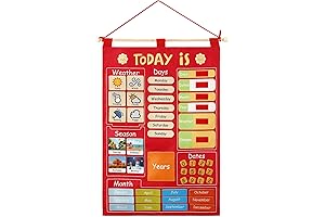 Peanutshell Preschool Educational Wall Calendar for Enhanced Learning and Organization