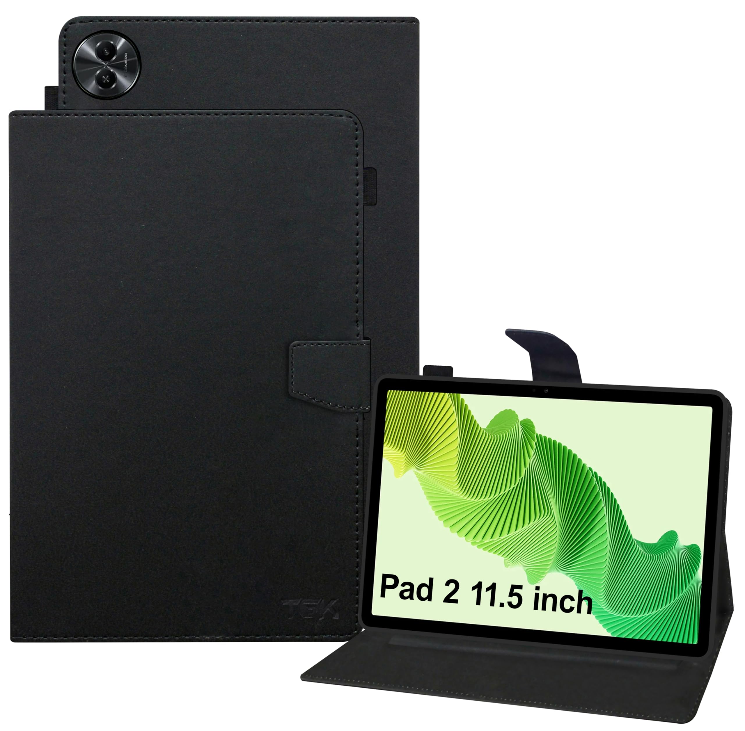 TGK Executive Leather Flip Case Cover for realme Pad 2 11.5 inch Tablet, Black (B0CFV2114P) Amazon Price History, Amazon Price Tracker