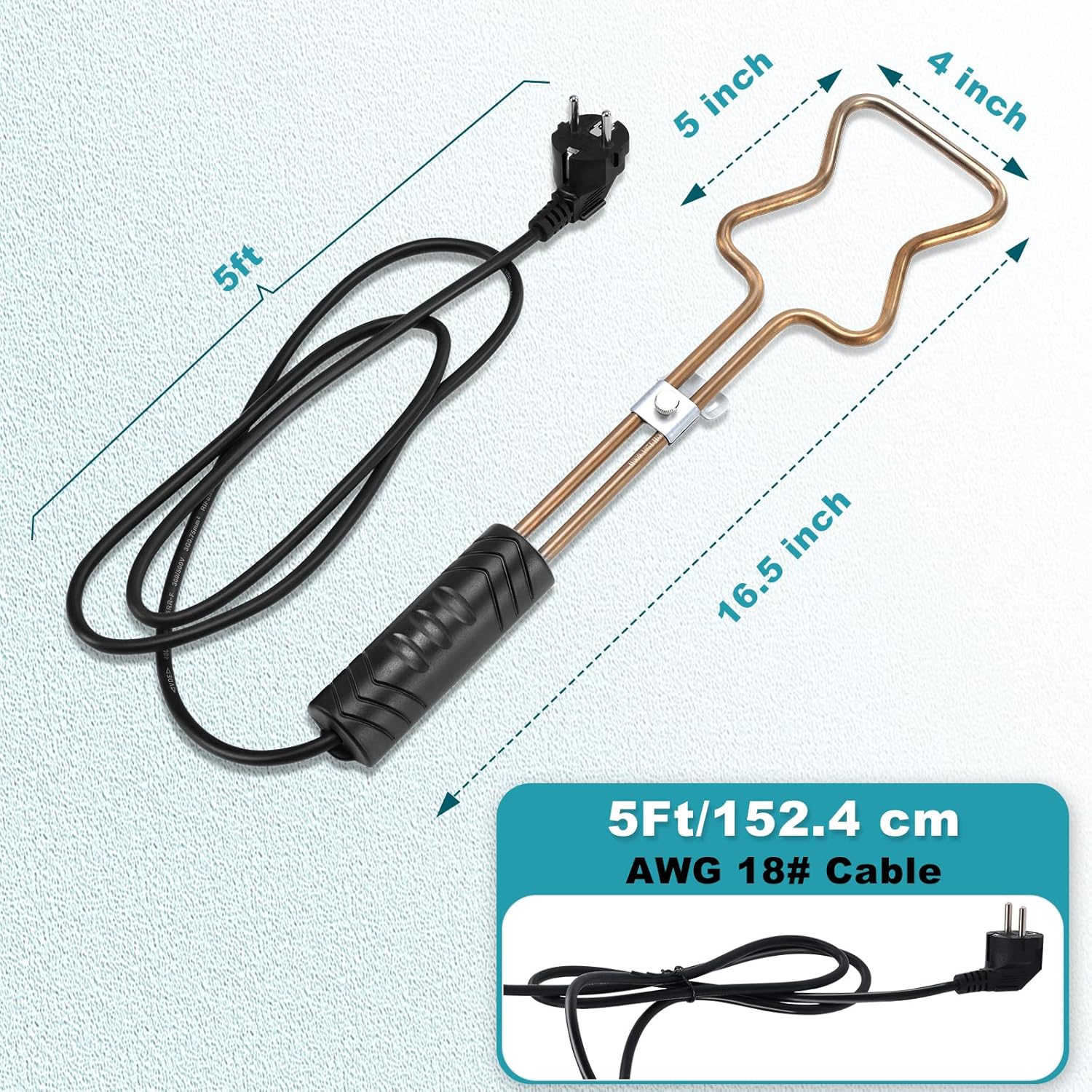 KITOSUN Accenditore Elettrico Carbone per Barbecue - accensione Semplice e Veloce di bricchette, Senza scintille o Fiamme, Elementi Bobine in Acciaio Inox 304, Pratico Aiuto per Barbecue (600 W) KITOSUN Accenditore Elettrico Carbone per Barbecue - accensione Semplice e Veloce di bricchette, Senza scintille o Fiamme, Elementi Bobine in Acciaio Inox 304, Pratico Aiuto per Barbecue (600 W)