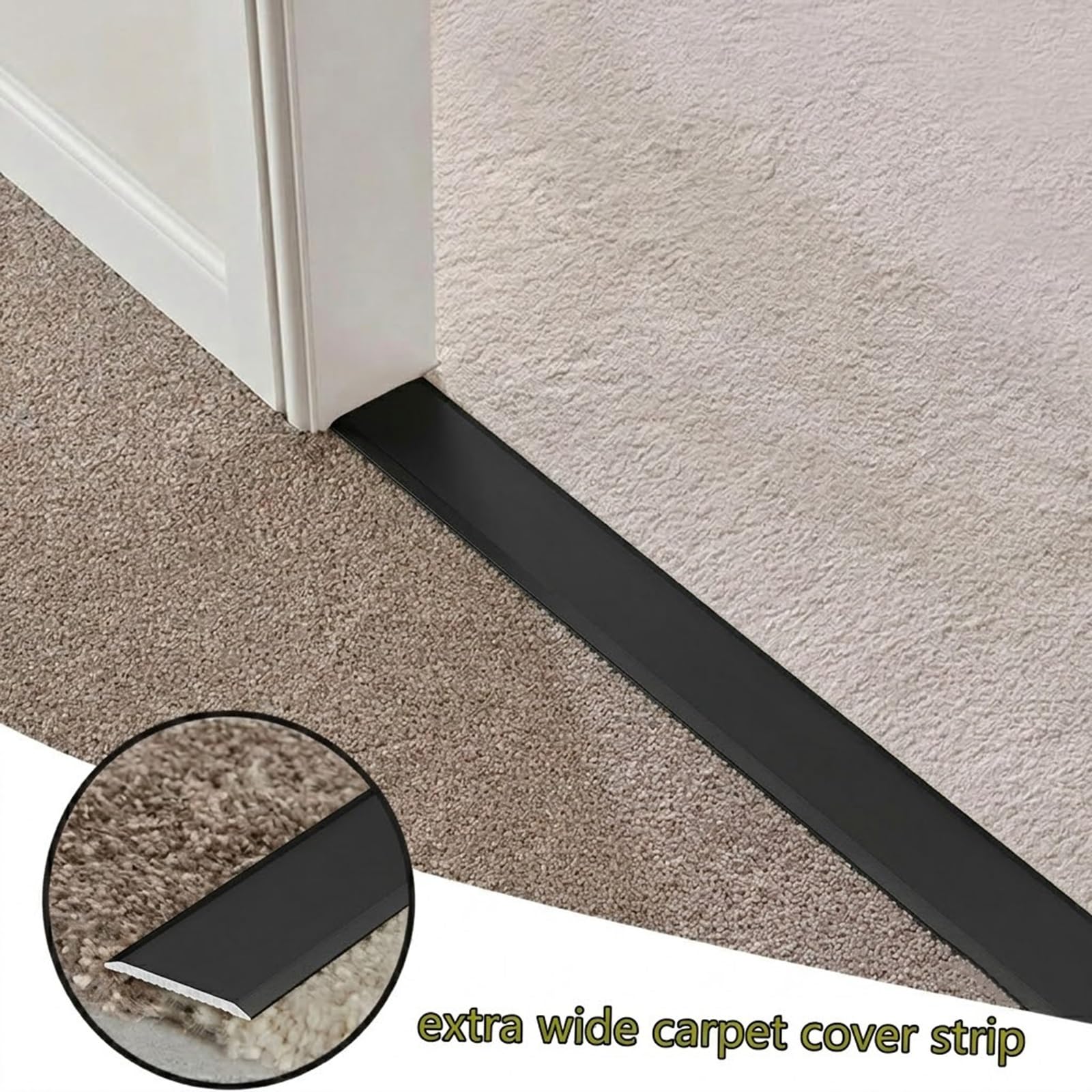 Umbral tapajuntas para suelo, perfil de compensación de altura Tira | 80-150cm Perfil de transición Aluminio, Tira de Impermeable Unión para Suelos(Red,33.0mmx125cm)