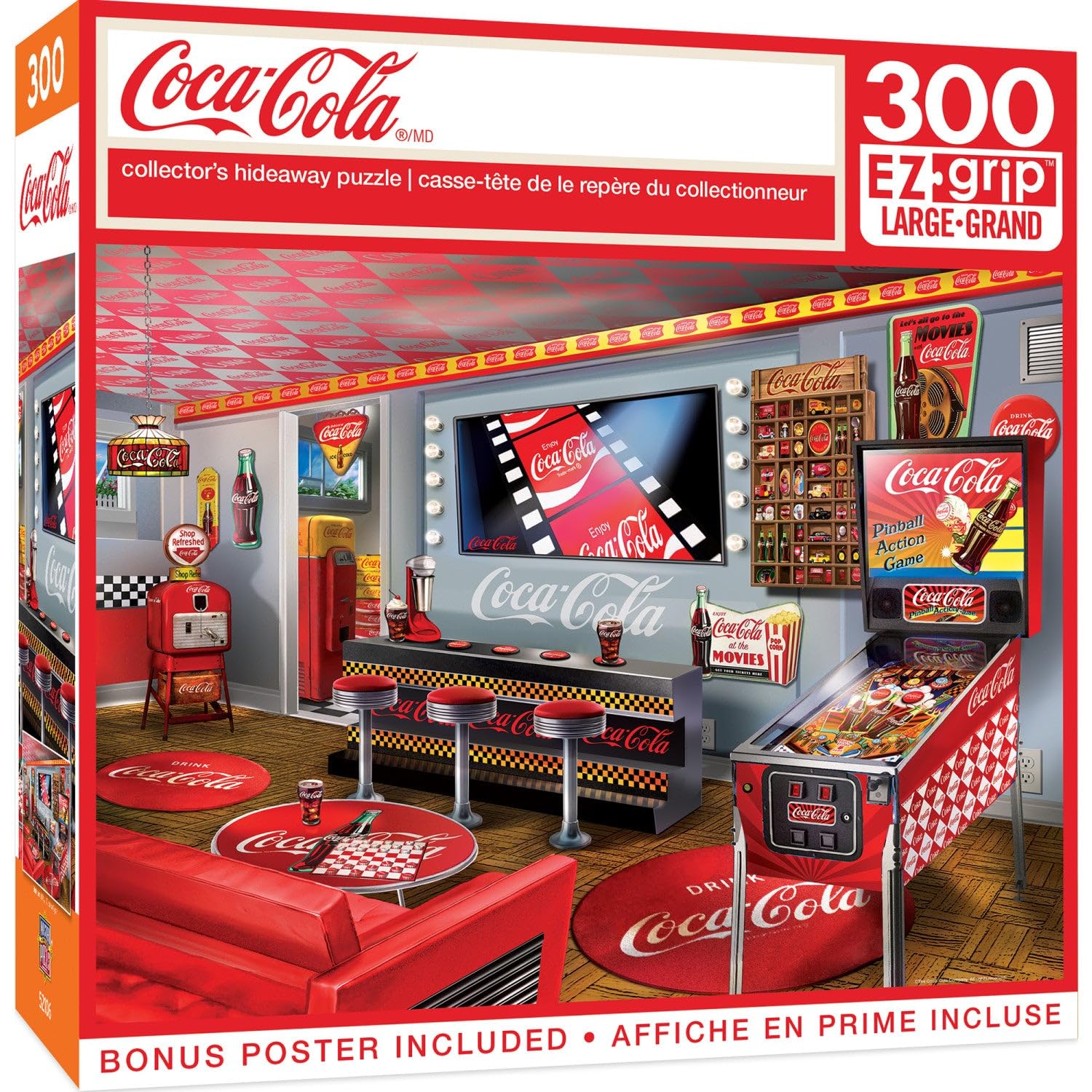 Amazon.com: MasterPieces Coca-Cola - Collector's Hideaway 300pc