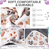 Vista 3 de Newwiee 12 mantas de forro polar de conejillo de indias, lavables, para jaula de cobayas, manta reversible de animales pequeños, manta protectora