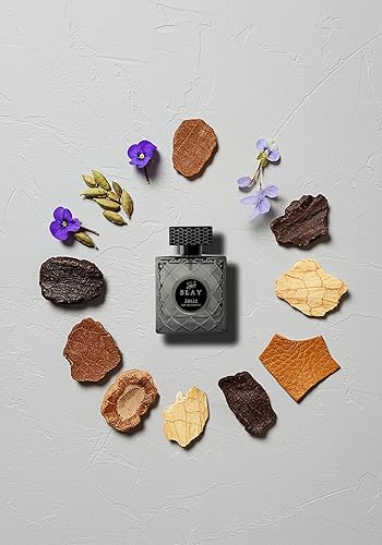 Miniatura 2 de ARIAZ Eau De Parfum 3.4 oz para hombres y mujeres  Colonia de sándalo picante amaderada con cardamomo, violeta, cedro, cuero y ámbar  Fragancia