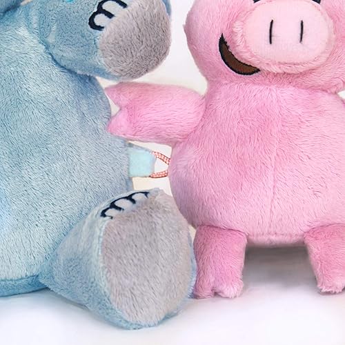Miniatura 3 de Juguetes blandos Elefante 7 pulgadas y cerdito 5 pulgadas.