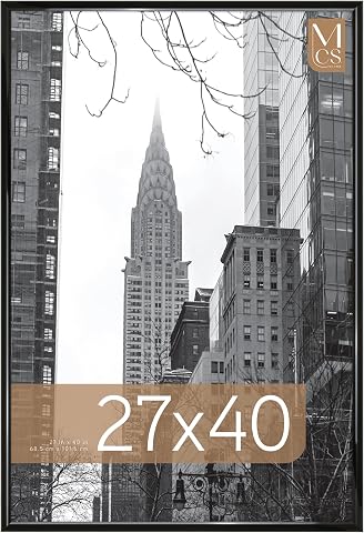 MCS 40964 Trendsetter Poster Frame, 27 by 40-inch, Black