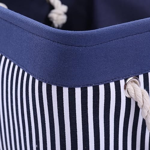 Vista 35 de Caja de almacenamiento para estantes, paquete de 6 canastas pequeñas de tela para organizar, cubos de almacenamiento plegables con asas para Blanco