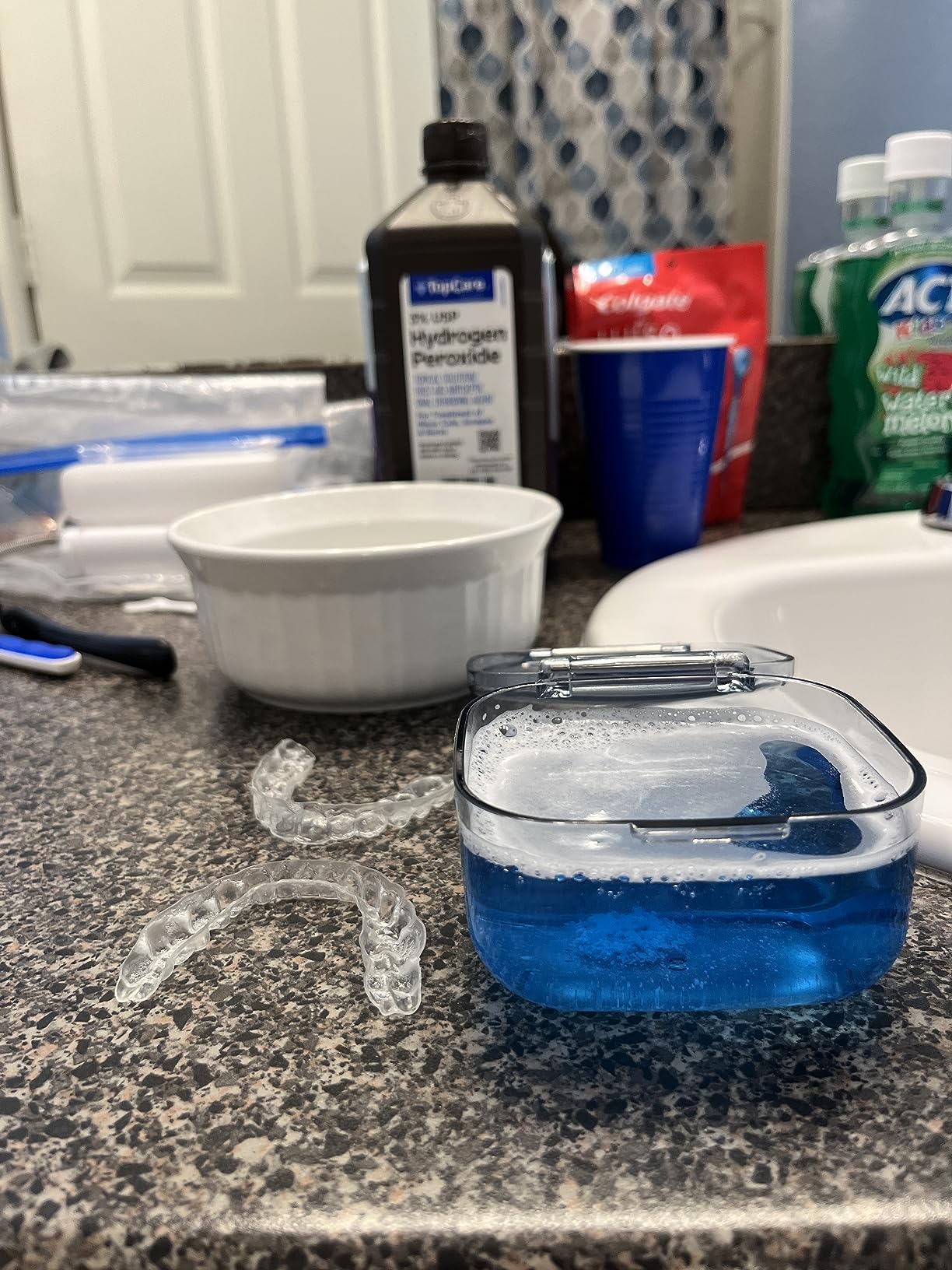 2/mo Finance Retainer Case, Retainer Cleaner Case, Unique Denture