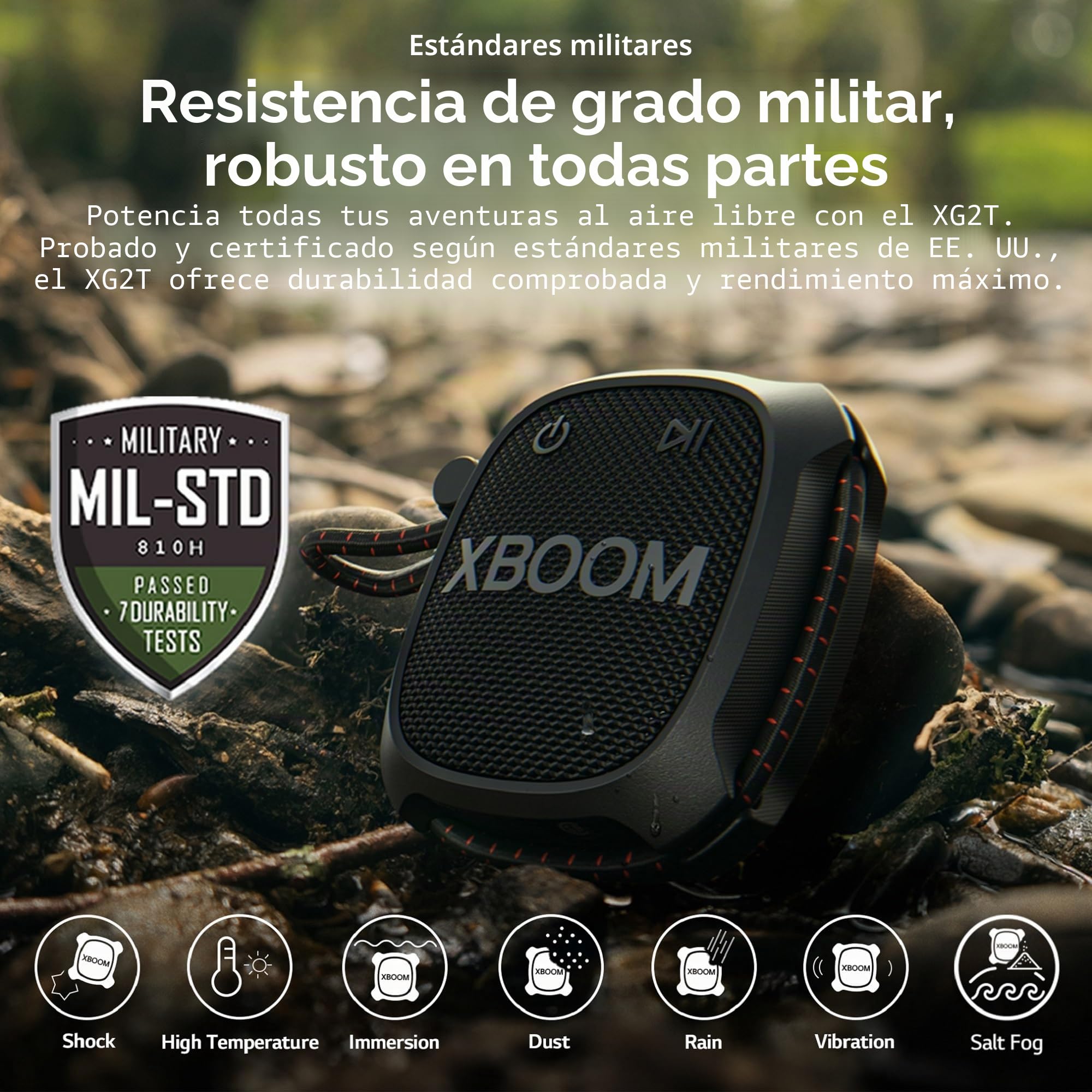 LG Altavoz inalámbrico XBOOM Go XG2T