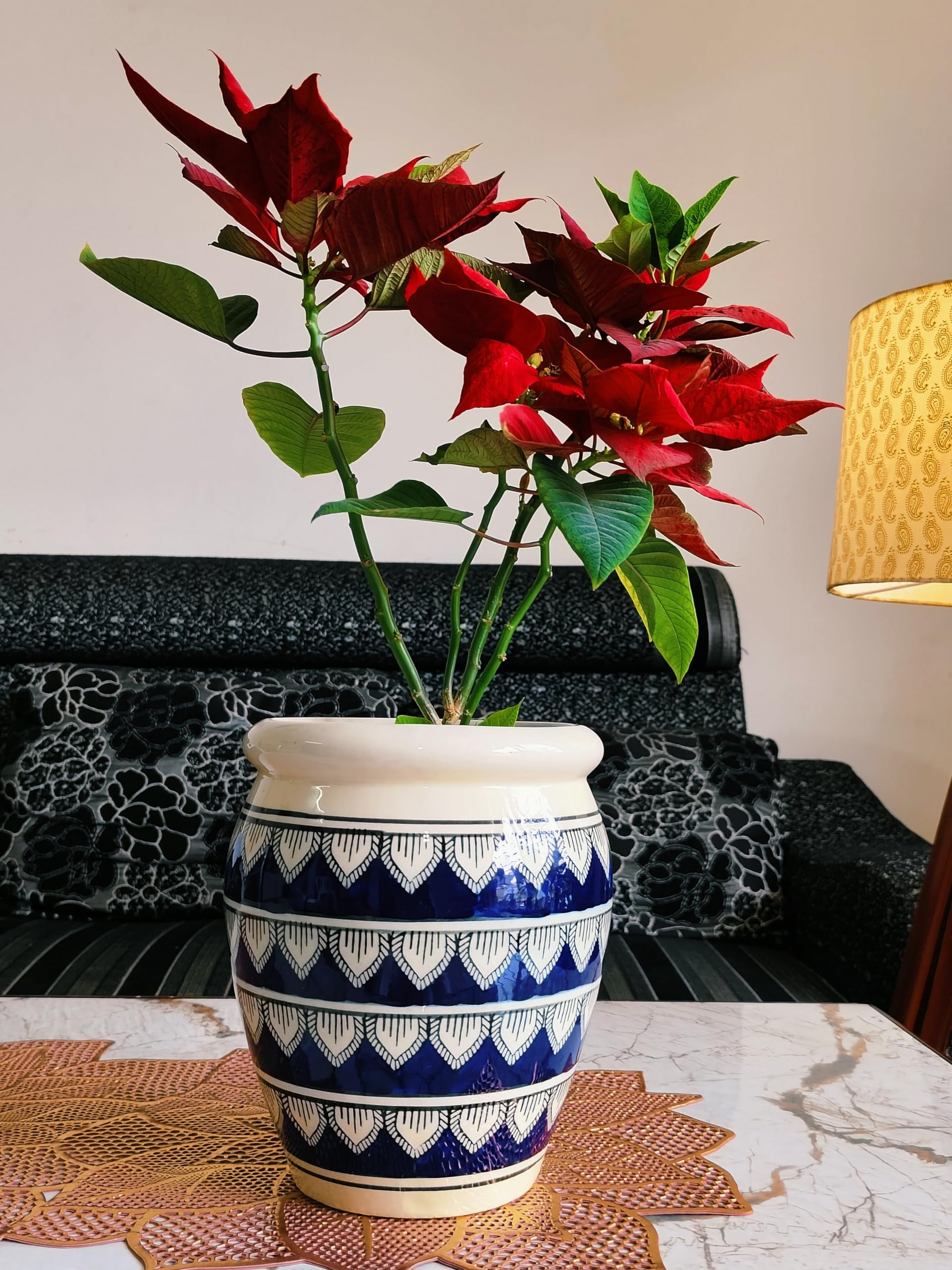 See full amazon price history chart for Niyara Medium Designer Handmade Mughal Design Look Ceramic planters Pot for Indoor Outdoor Home,Garden Office Decor Balcony Size- Large (Blue Hand Painted) Niyara Medium Designer Handmade Mughal Design Look Ceramic planters Pot for Indoor Outdoor Home,Garden Office Decor Balcony Size- Large (Blue Hand Painted) (B0CZDTY3Q2) Amazon Price History, Amazon Price Tracker