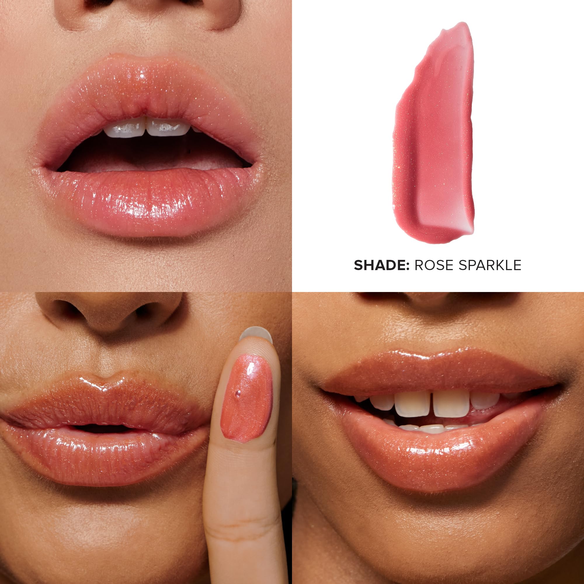 Nudestix Hydrating Peptide Lip Butter – Glossy Lip Balm with Avocado, Shea Butter & 2% Peptides for Hydration & Plumping | Clean, Vegan & Cruelty-Free